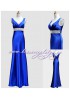 Элегантное вечернее синее платье
