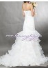 Свадебное платье русалка со шлейфом